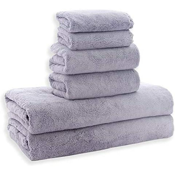 6pcs Cotton Bath Soft Hand Towels Super Solid Absorbent Home For Pool Spa Utopia